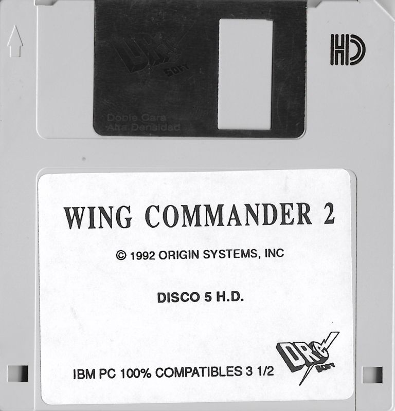 Media for Wing Commander II: Vengeance of the Kilrathi (DOS): Disk 5