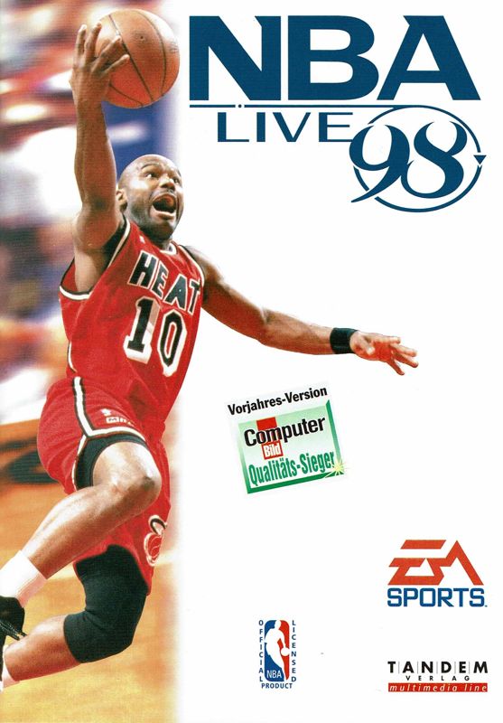 Manual for NBA Live 98 (Windows) (Tandem-Verlag release): Front