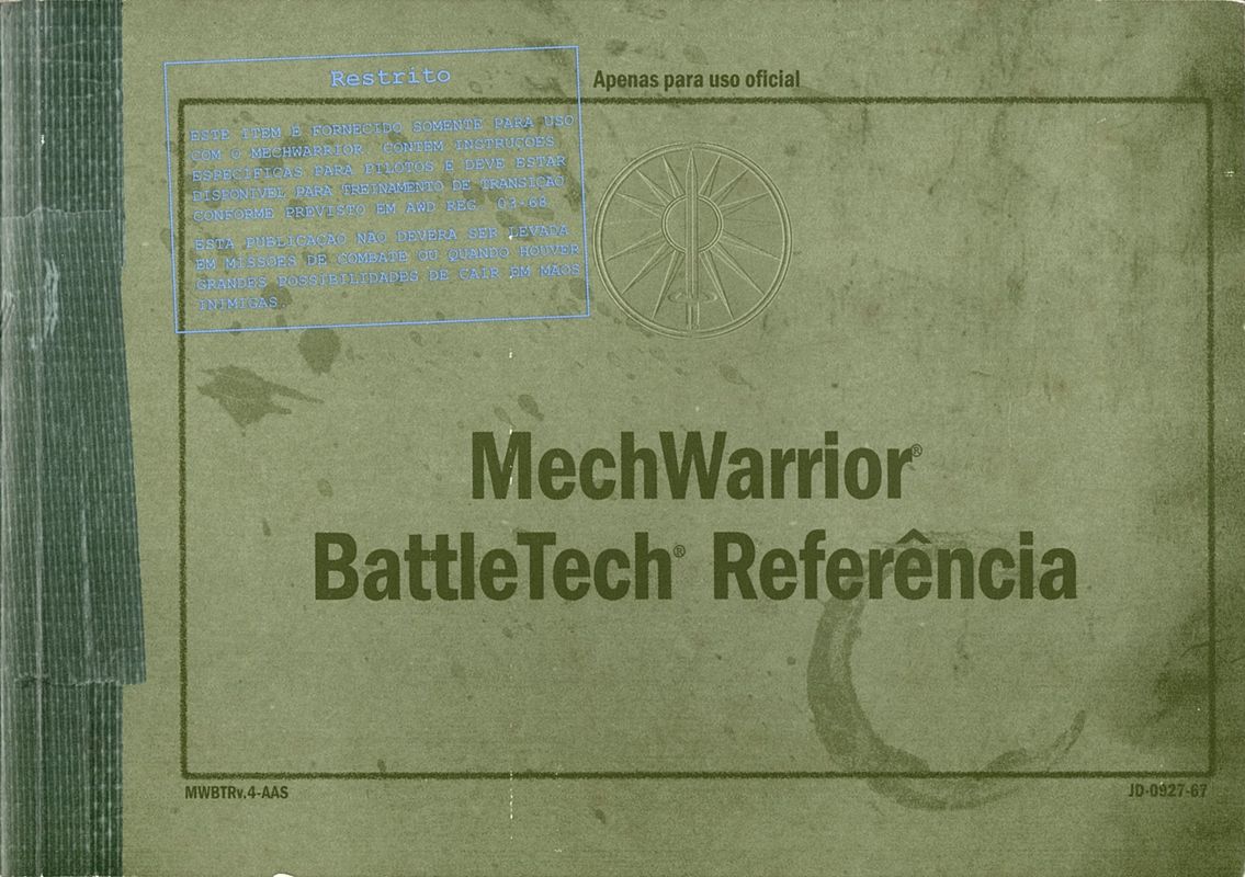 Manual for MechWarrior 4: Vengeance (Windows)