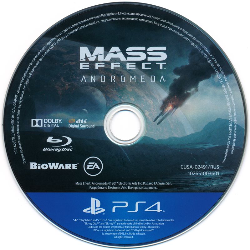 Media for Mass Effect: Andromeda (PlayStation 4)