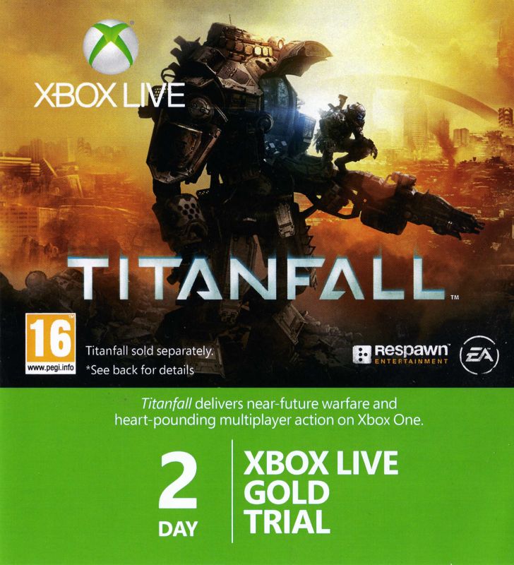 Other for Titanfall (Xbox One): Xbox Live Gold trial (front)