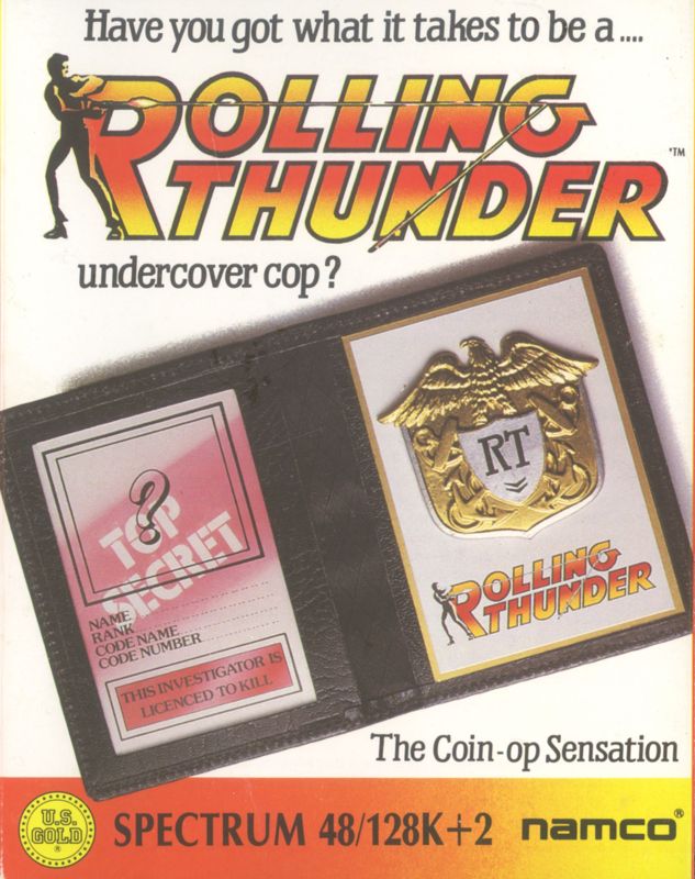 Front Cover for Rolling Thunder (ZX Spectrum)