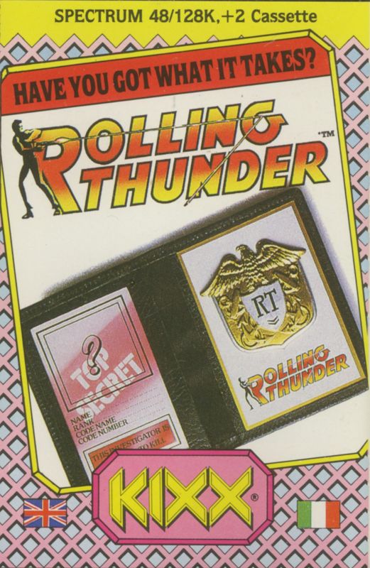 Front Cover for Rolling Thunder (ZX Spectrum) (Budget re-release)