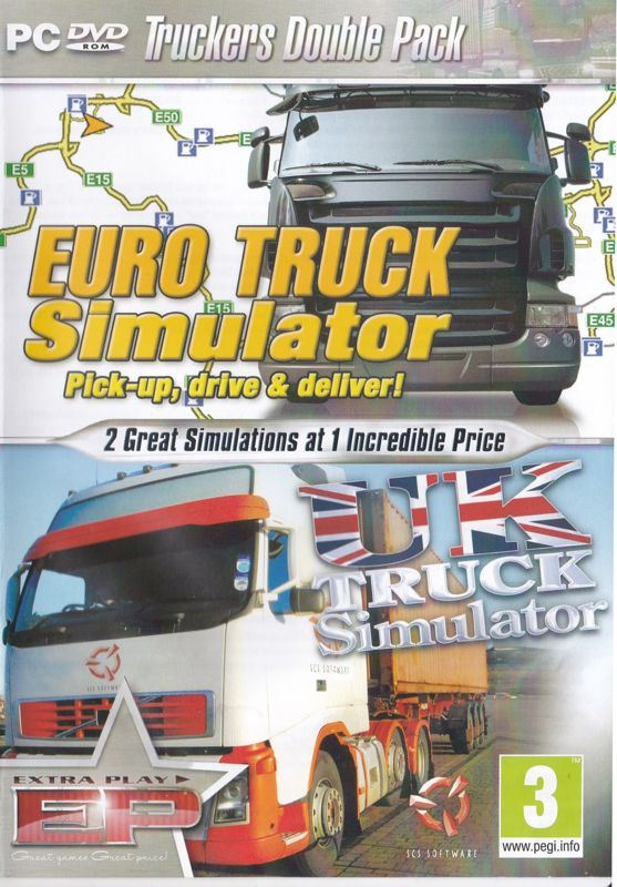 Euro Truck Simulator + UK Truck Simulator cover or packaging material -  MobyGames
