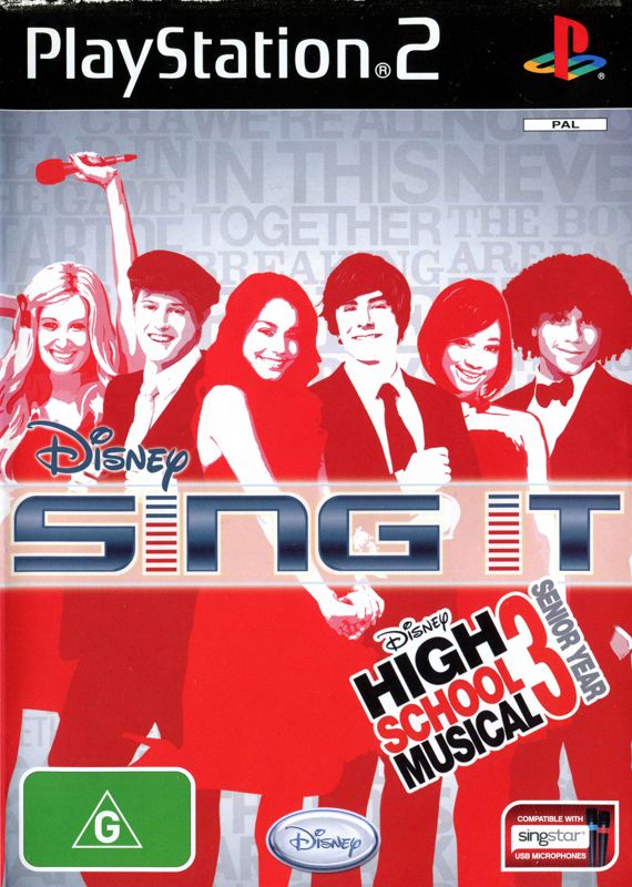 Front Cover for Disney Sing It: High School Musical 3 - Senior Year (PlayStation 2)