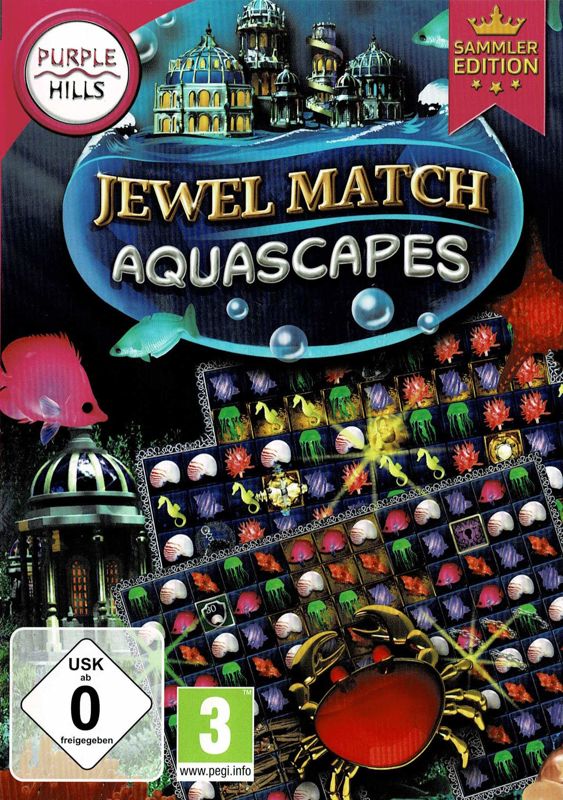 Front Cover for Jewel Match: Aquascapes (Collector's Edition) (Windows) (Purple Hills release)