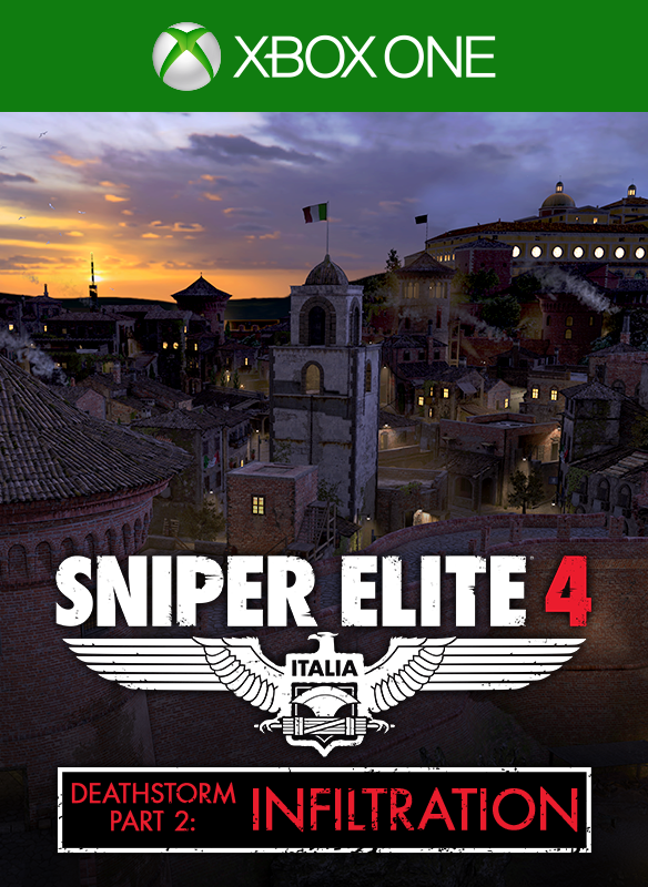 Front Cover for Sniper Elite 4: Italia - Deathstorm: Part 2 - Infiltration (Xbox One) (download release): 1st version