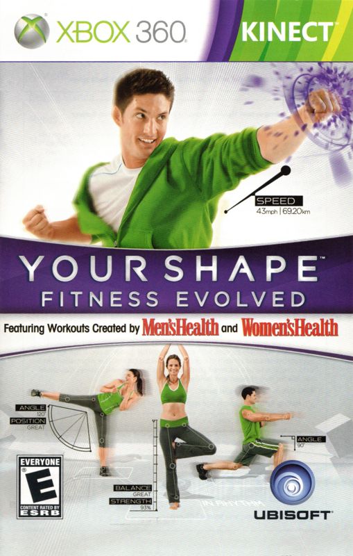 Manual for Your Shape: Fitness Evolved (Xbox 360): Front