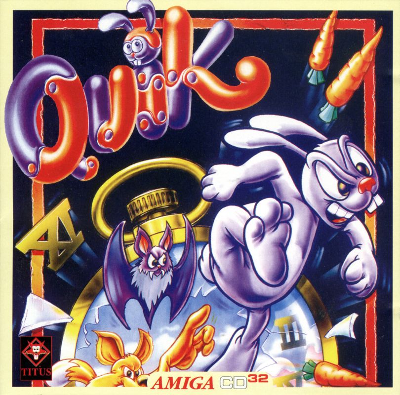 Front Cover for Quik the Thunder Rabbit (Amiga CD32) (Magazine)