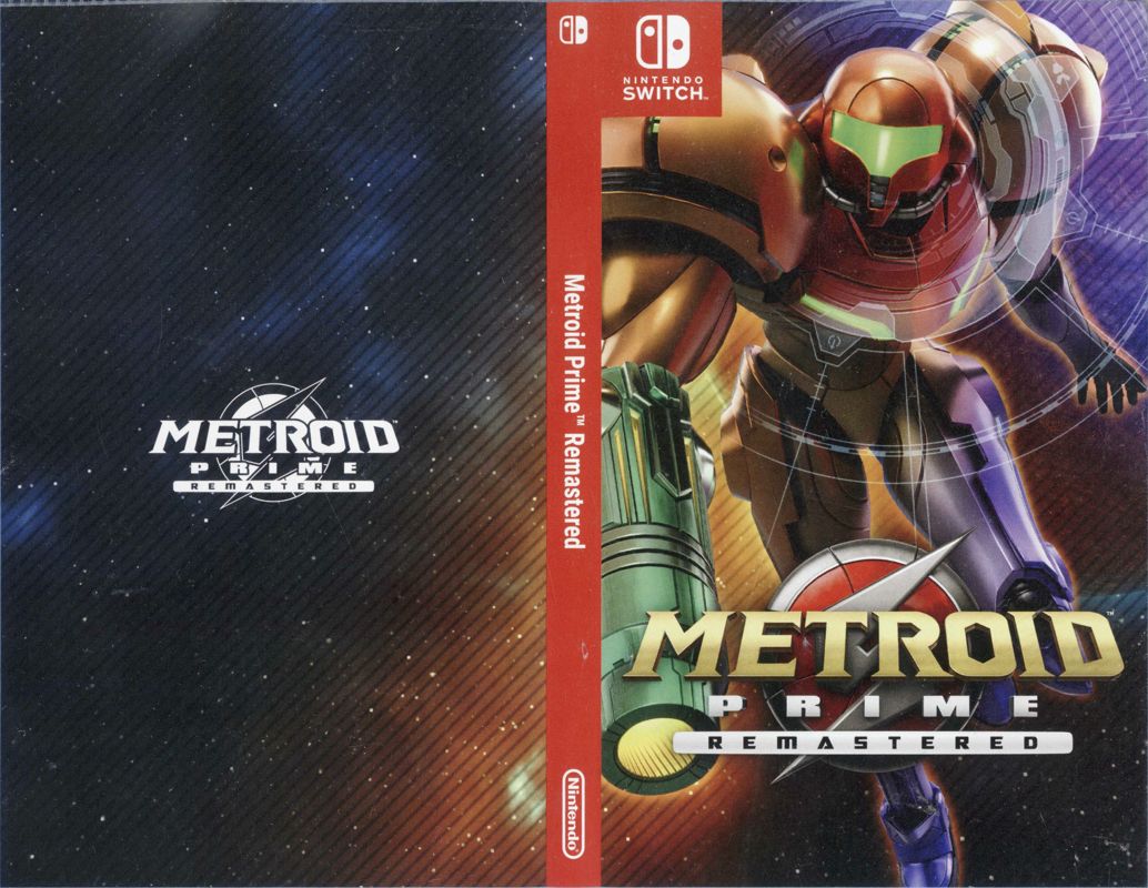 Inside Cover for Metroid Prime: Remastered (Nintendo Switch): Inside/Alternate cover