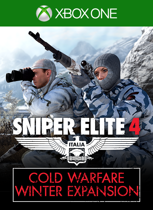 Front Cover for Sniper Elite 4: Italia - Cold Warfare Winter Expansion (Xbox One) (download release): 1st version