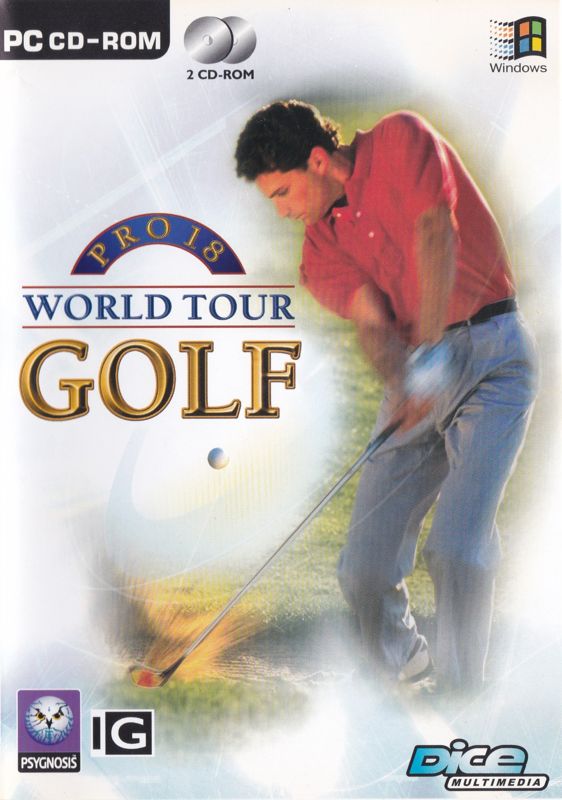 Front Cover for Pro 18 World Tour Golf (Windows) (Dice Multimedia release)