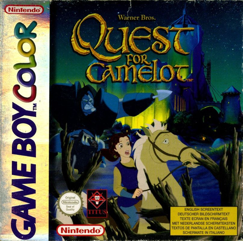 Front Cover for Quest for Camelot (Game Boy Color)