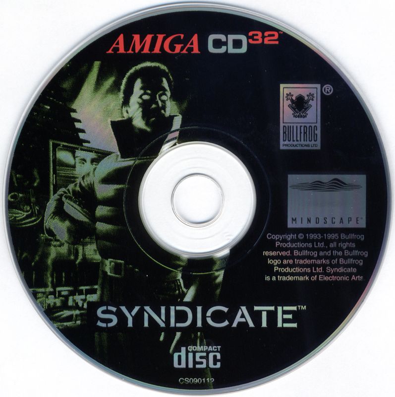 Media for Syndicate (Amiga CD32)
