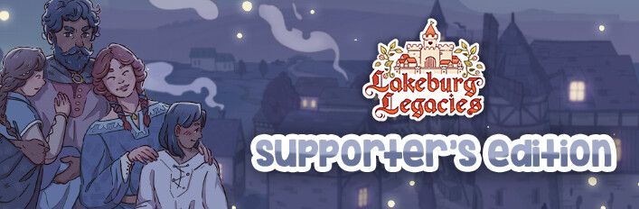 Front Cover for Lakeburg Legacies: Supporter's Edition (Windows) (Steam release)