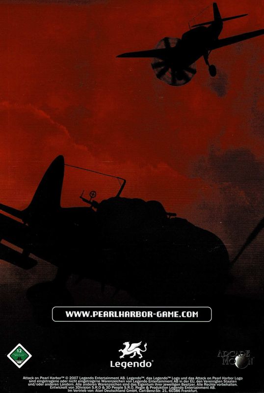 Manual for Attack on Pearl Harbor (Windows): Back