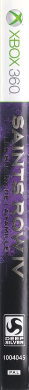 Spine/Sides for Saints Row IV: Game of the Century Edition (Xbox 360)