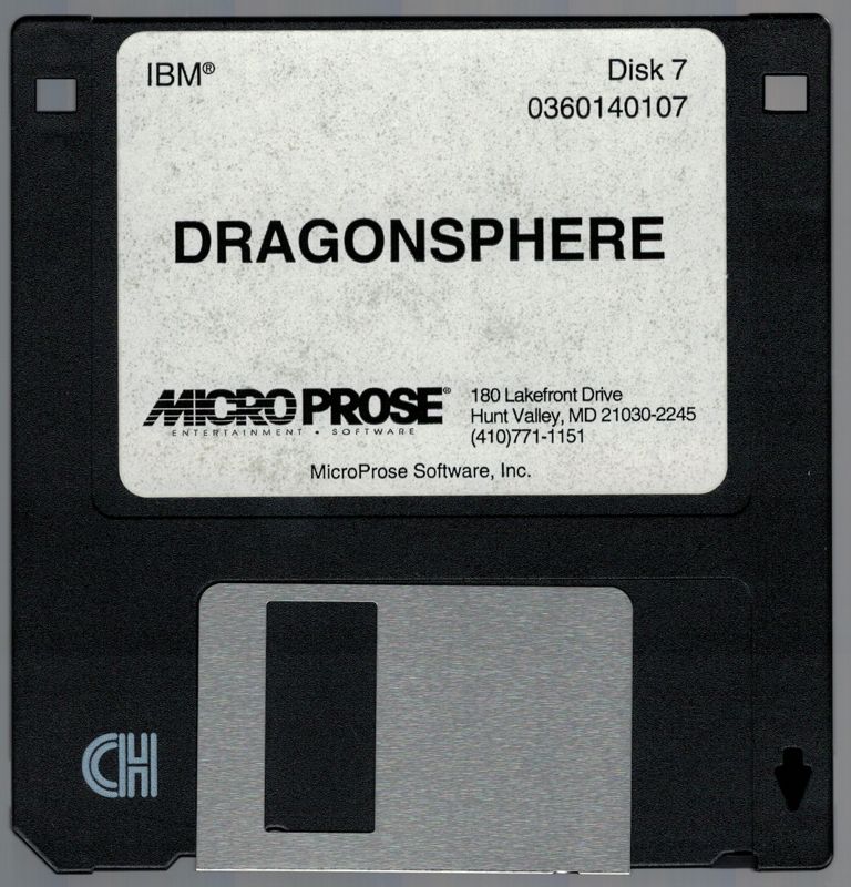 Media for Dragonsphere (DOS) (3.5" floppy release): Disk 7 of 7