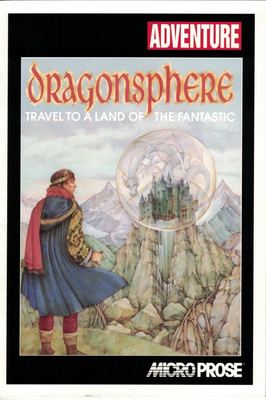 Manual for Dragonsphere (DOS) (3.5" floppy release): Front