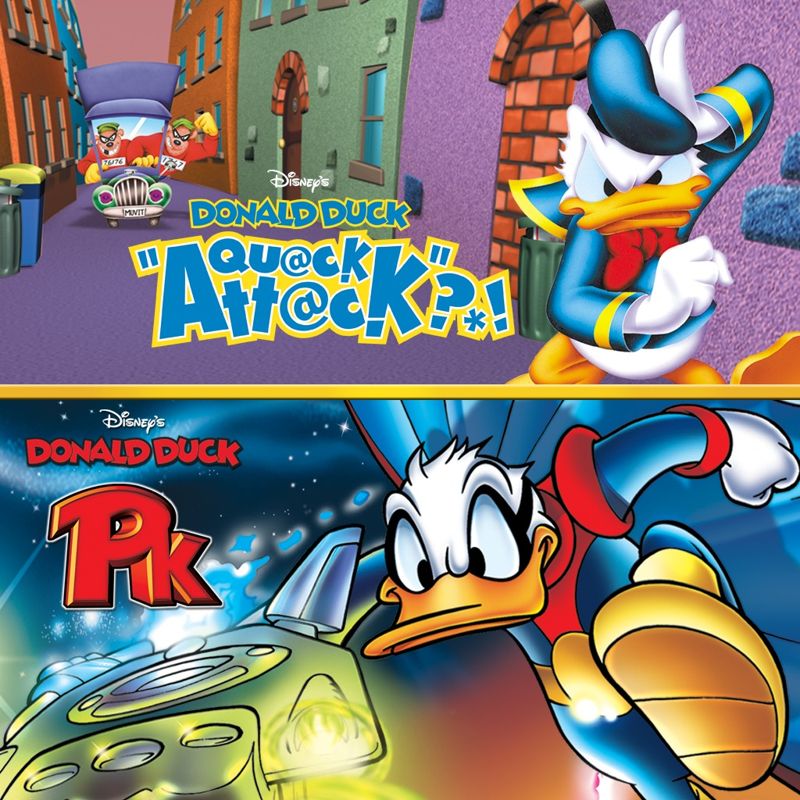 Front Cover for Disney's Donald Duck PS2 Double Pack (PlayStation 3) (Download release)