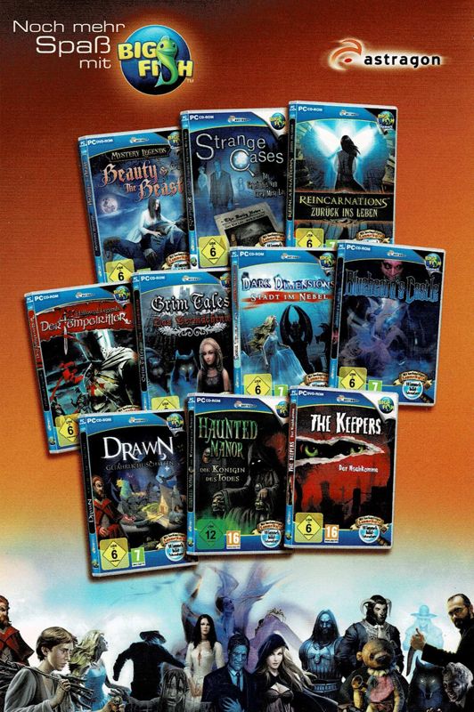 Manual for Haunted Manor: Queen of Death (Windows): Back