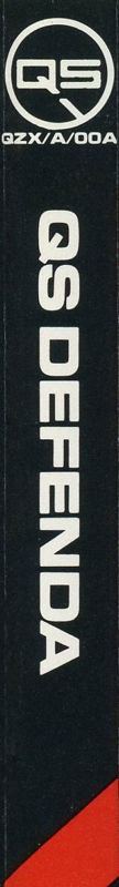 Spine/Sides for QS Defender (ZX81) (QS Defenda final printed cover)