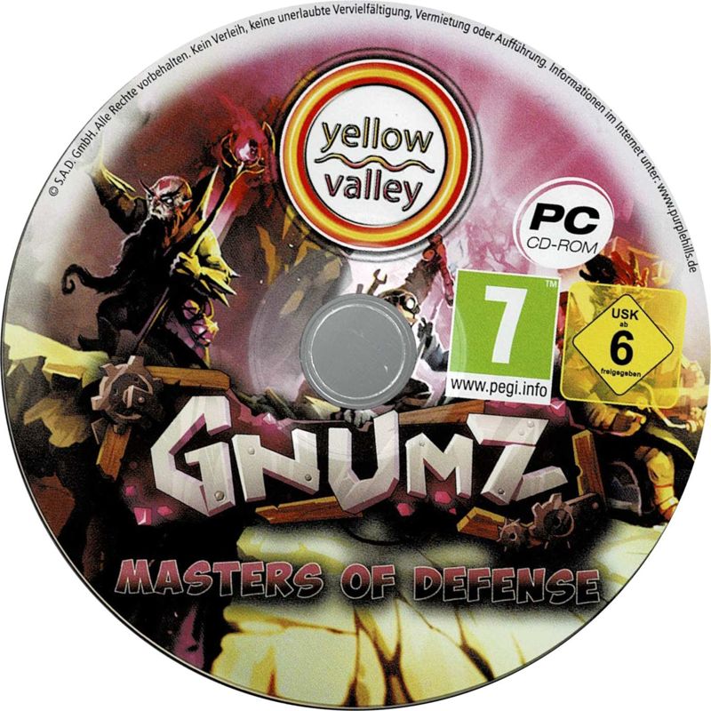 Media for Gnumz: Masters of Defense (Windows) (Yellow Valley release)