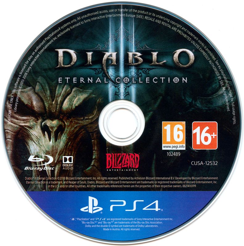 Media for Diablo III: Eternal Collection (PlayStation 4)