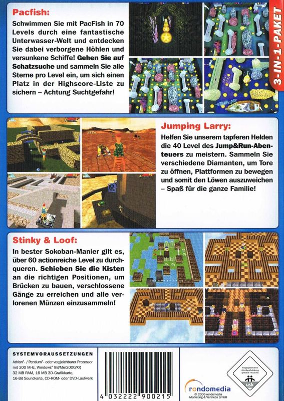 Back Cover for Kinderspiele Mega-Pack (Windows)