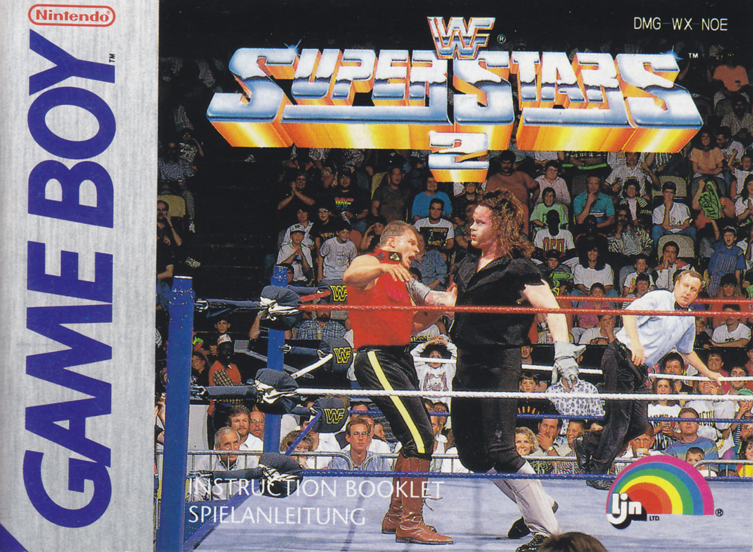 Manual for WWF Superstars 2 (Game Boy) (German Release): Manual Front