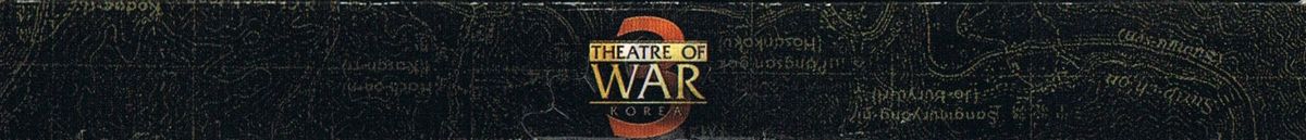 Spine/Sides for Theatre of War 3: Korea (Windows): Top