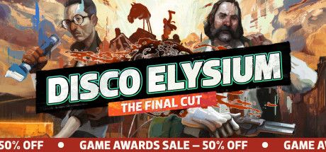 Front Cover for Disco Elysium (Macintosh and Windows) (Steam release): December 2021 Game Awards Sale version