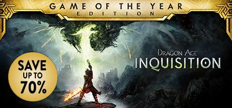 Front Cover for Dragon Age: Inquisition - Game of the Year Edition (Windows) (Steam release): September 2020, "Save Up to 70%" version