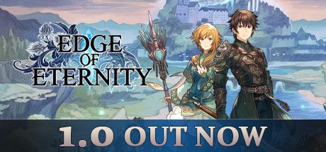 Front Cover for Edge of Eternity (Windows) (Steam release): June 2021, "1.0 Out Now" version