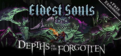 Front Cover for Eldest Souls (Windows) (Steam release): April 2022, "Depths of the Forgotten" edition
