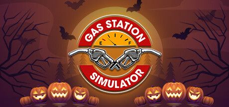 Front Cover for Gas Station Simulator (Macintosh and Windows) (Steam release): 2022 Halloween Event edition