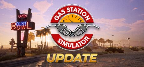 Front Cover for Gas Station Simulator (Macintosh and Windows) (Steam release): December 2022, "Update" version