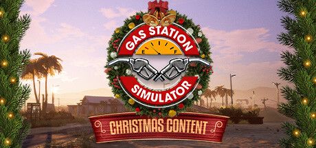 Front Cover for Gas Station Simulator (Macintosh and Windows) (Steam release): December 2022, "Christmas Content" edition