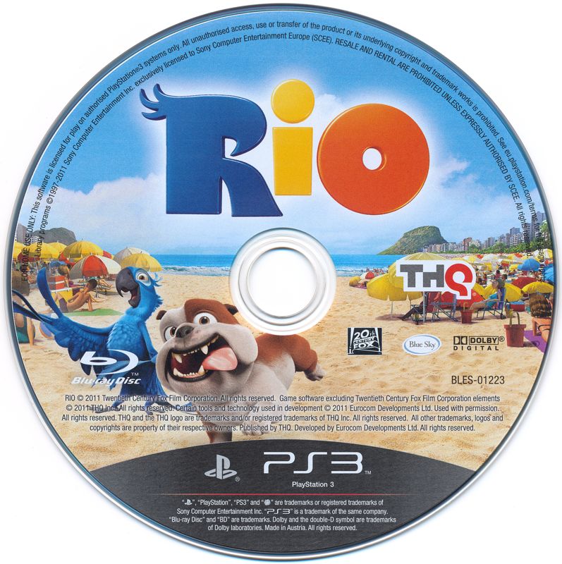 Media for Rio (PlayStation 3)
