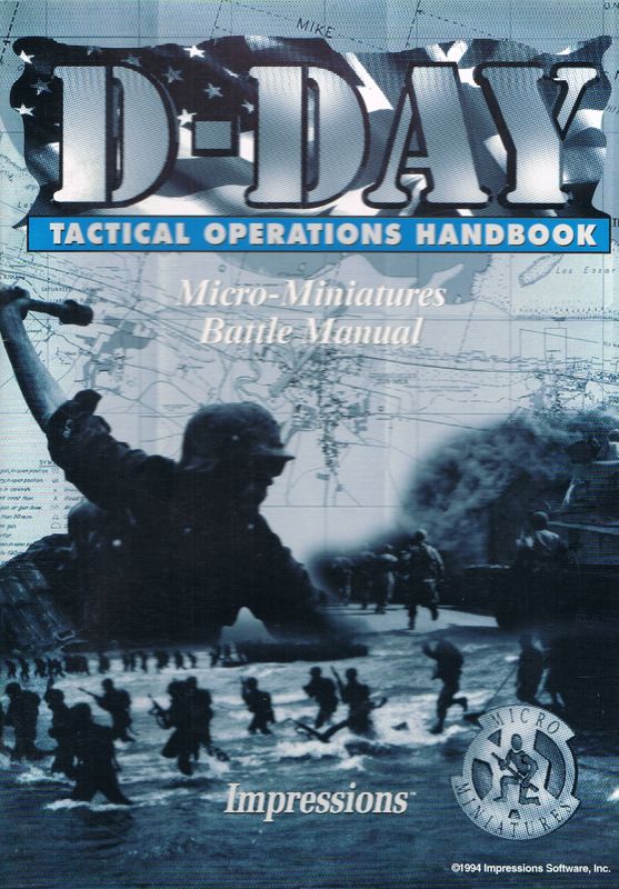 Manual for D-Day: The Beginning of the End (DOS): Micro Miniatures Battle Manual - Front