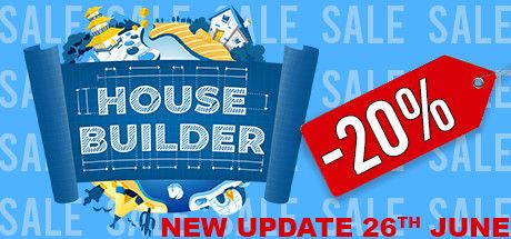 Front Cover for House Builder (Windows) (Steam release): June 2022, "New Update 26th June" version