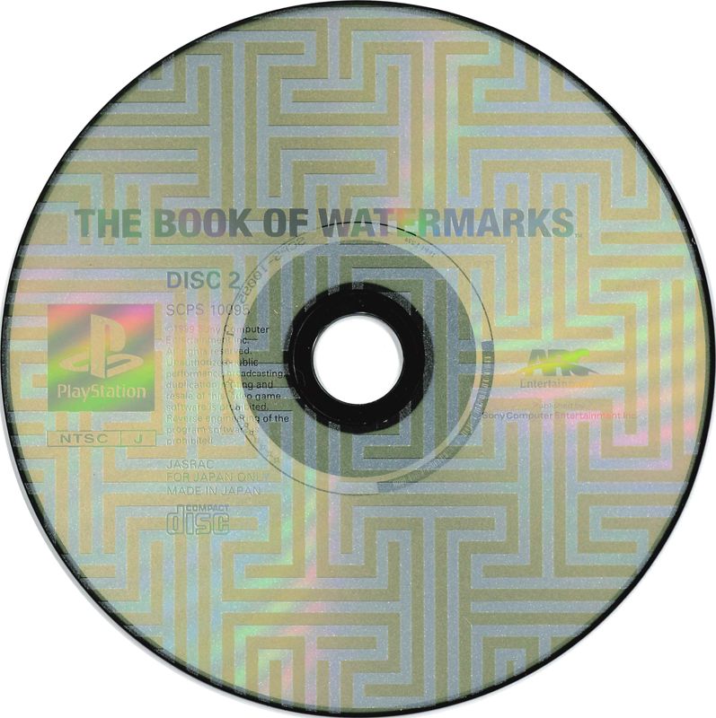 Media for The Book of Watermarks (PlayStation)
