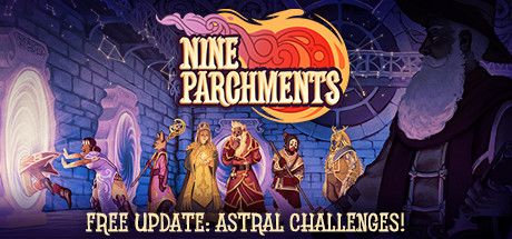 Front Cover for Nine Parchments (Windows) (Steam release): May 2018, Astral Challenges update, version #2