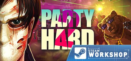 Front Cover for Party Hard 2 (Macintosh and Windows) (Steam release): February 2019, "Steam Workshop" version