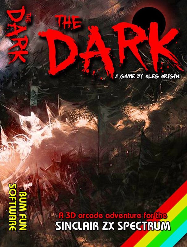Front Cover for The Dark (ZX Spectrum): re-release cassete cover