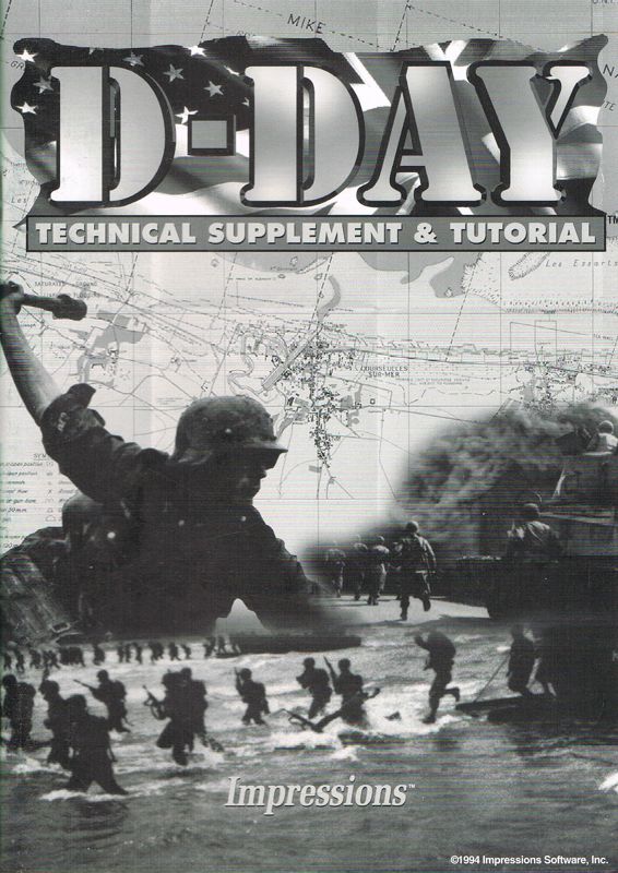 Manual for D-Day: The Beginning of the End (DOS): Technical Supplement & Tutorial - Front