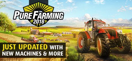 Front Cover for Pure Farming 2018 (Windows) (Steam release): July 2018, "Just Updated" version
