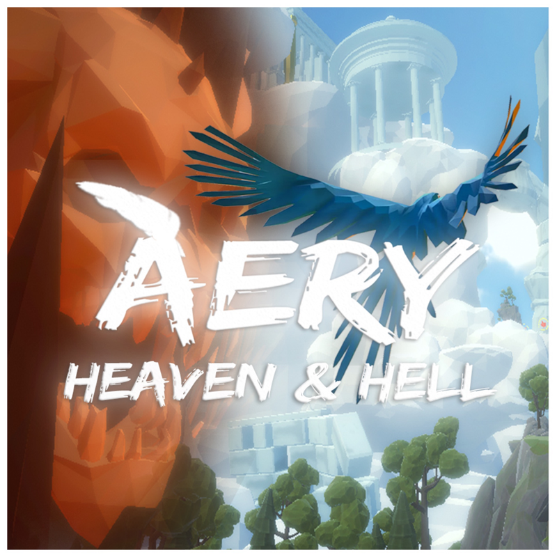 Front Cover for Aery: Heaven & Hell (PlayStation 4) (download release)
