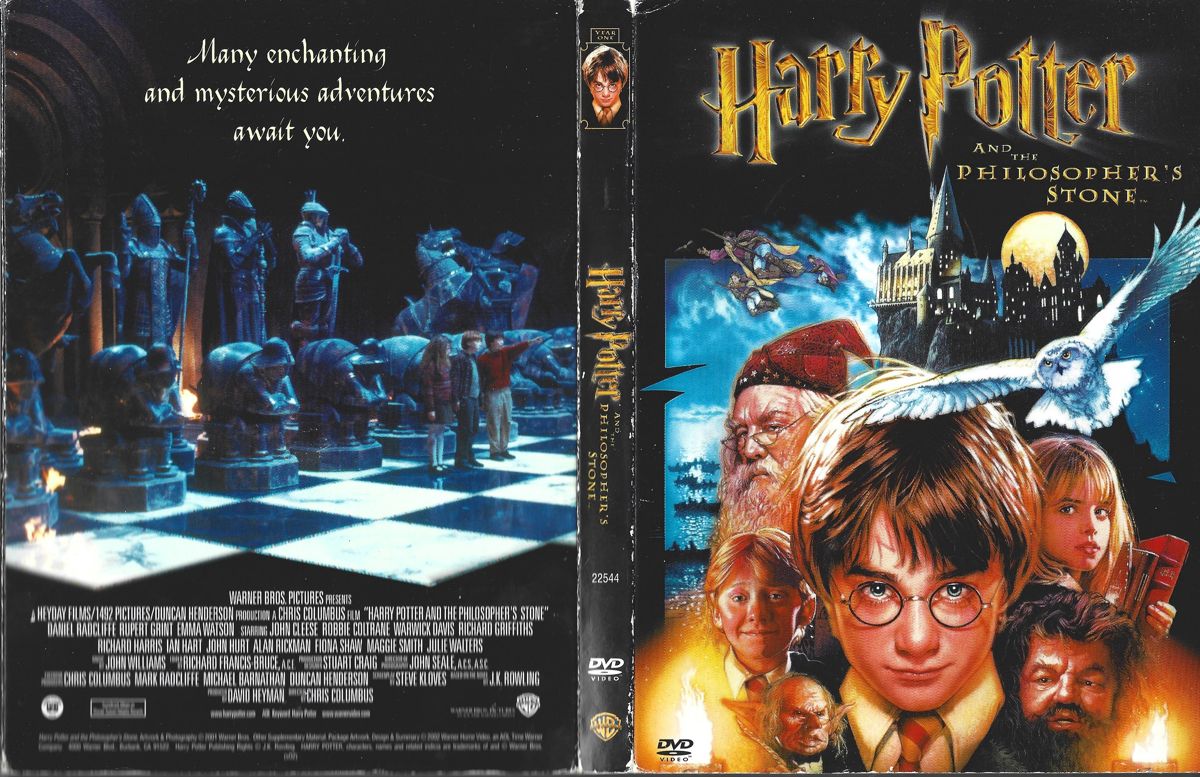Other for Harry Potter and the Sorcerer's Stone (DVD Player): Gatefold Outer Panels
