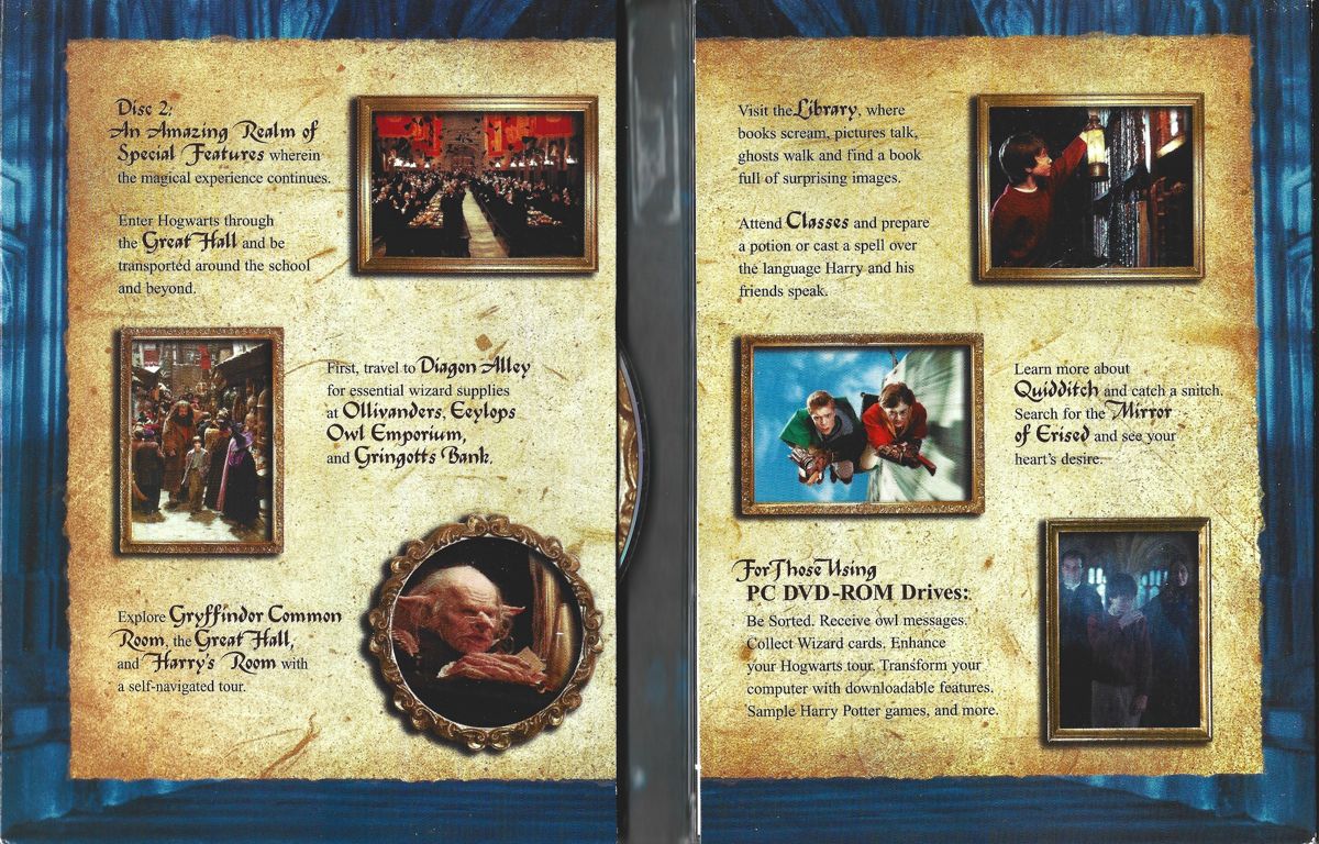 Other for Harry Potter and the Sorcerer's Stone (DVD Player): Gatefold Inner Panels